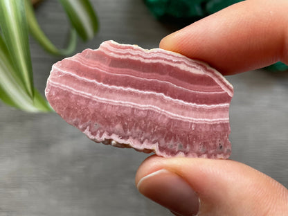 Rhodochrosite Crystal Slab front