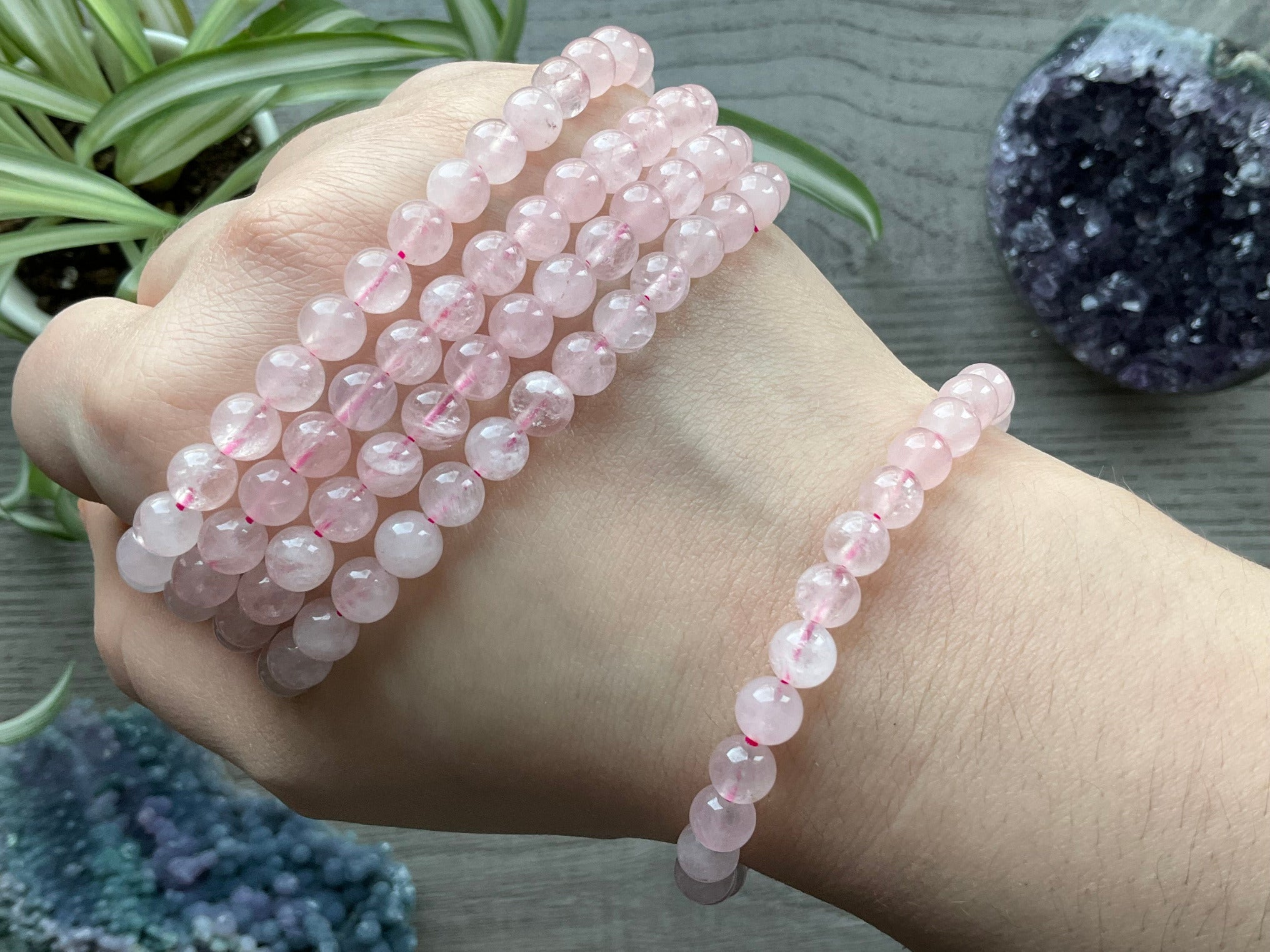 Rose quartz store bracelet canada